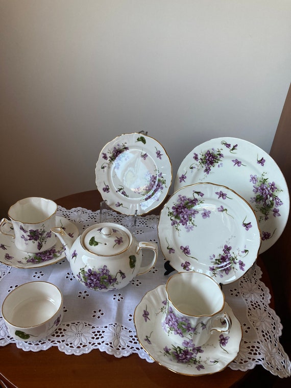 VTG Hammersley & Co England Teacup & Saucer 1940's Pink Rose
