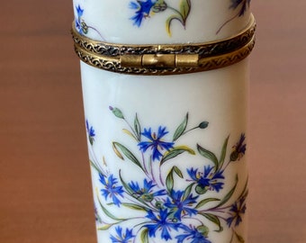 Rare Rehausse Main Limoges hand-painted Trinket Box