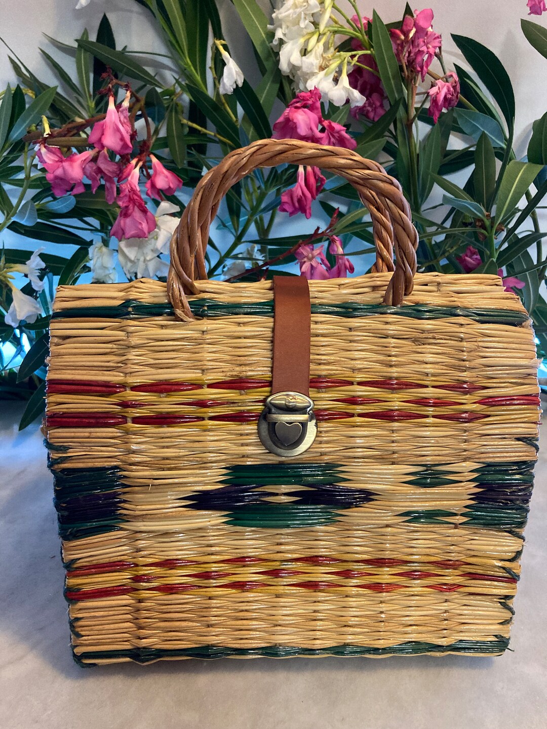 Handicraft Reed Basket - Etsy