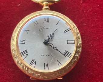 アンティーク懐中時計 機械式 スイス製 Goldene Medaille シルバー 800