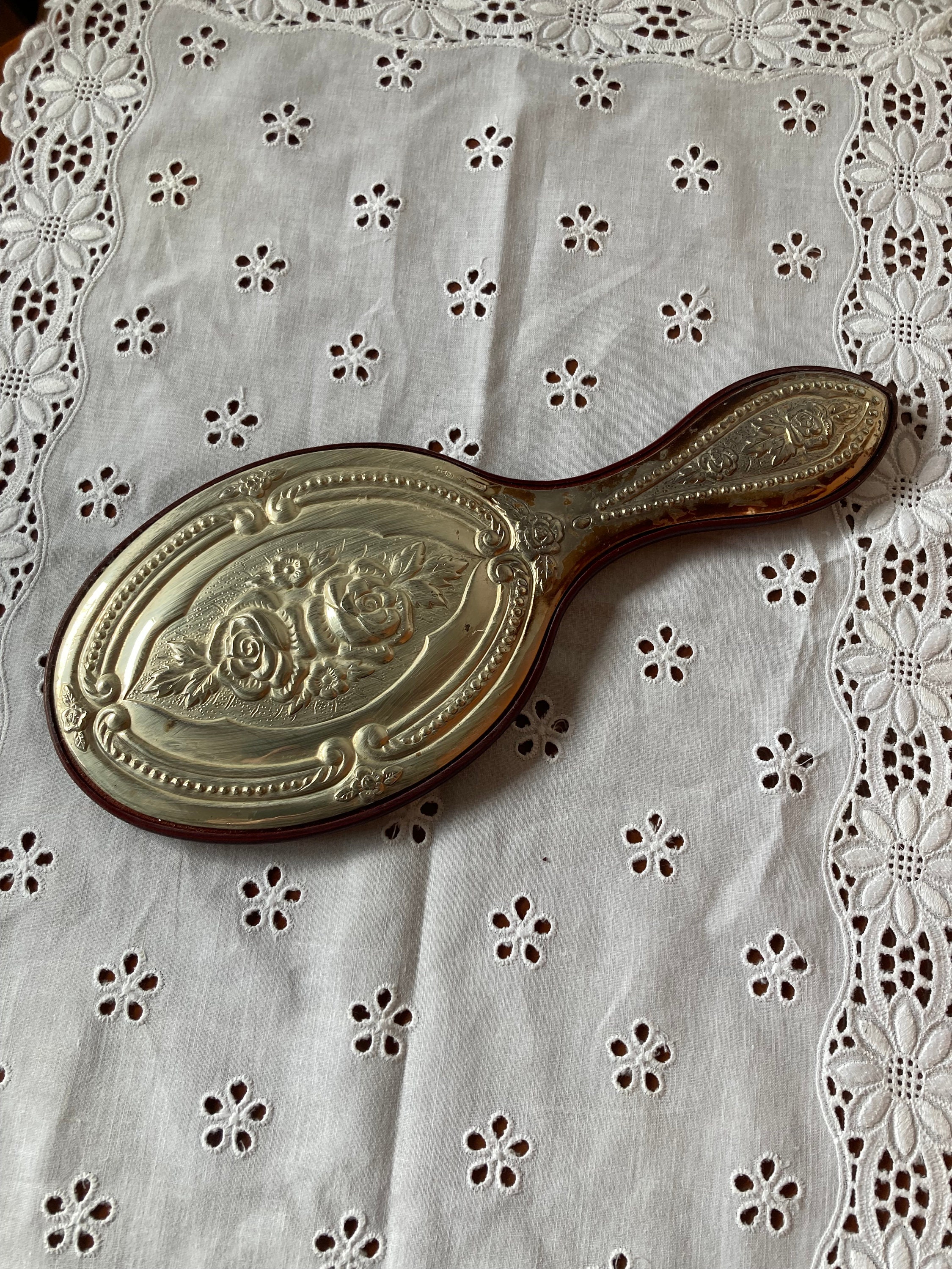 Set of Antique Art Nouveau Hand and Pocket Mirrors - Etsy