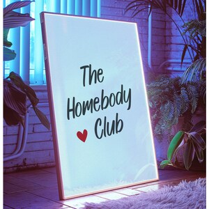 The Homebody Club Print Trendy Wall Art Prints Neutral Wall Decor Trendy Printable Art Living Room Decor Bar Cart Art Digital Prints