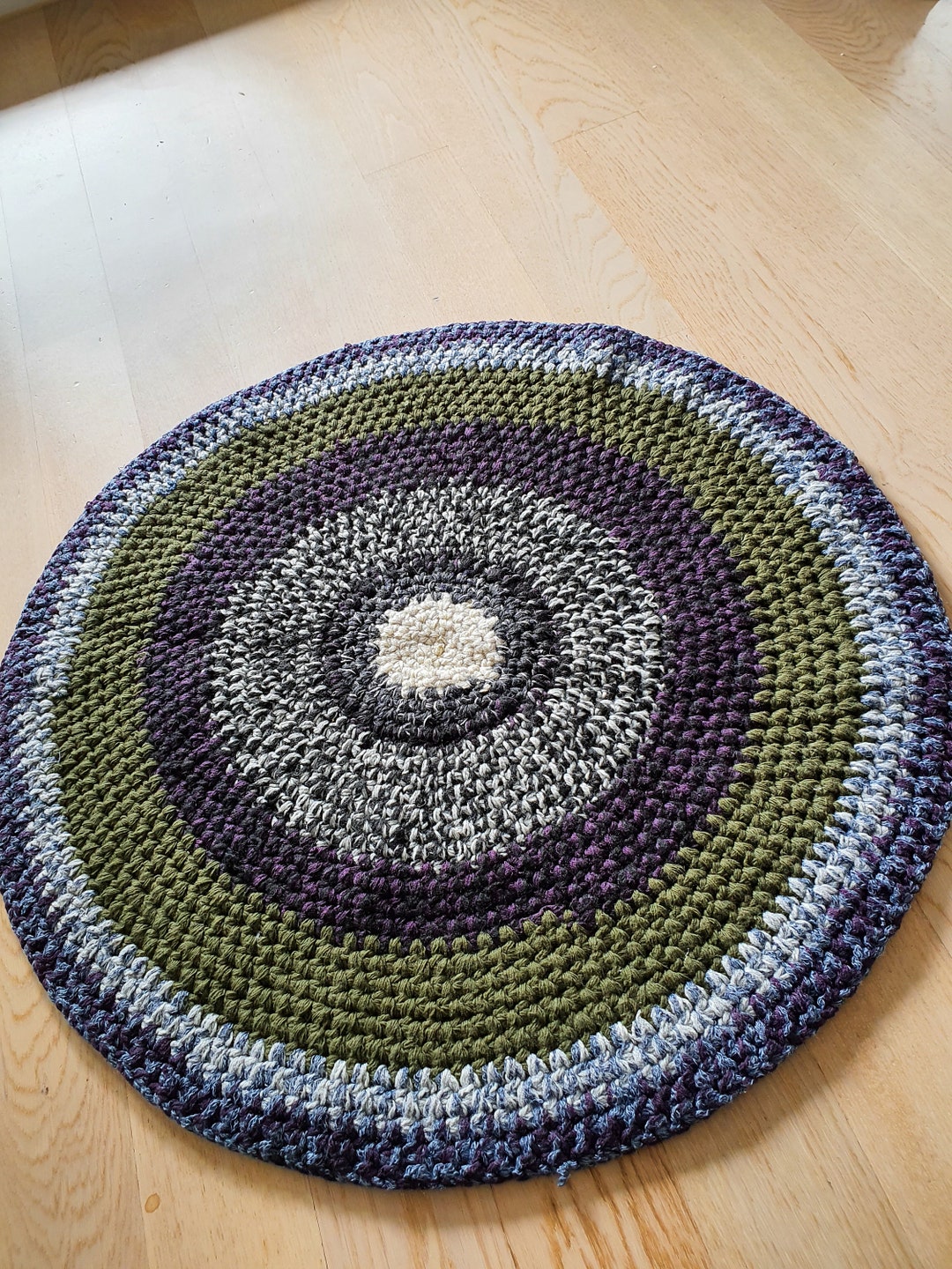 Artisan Crochet Rug for a Cozy Home Made by My Grandma Etsy