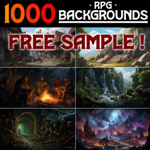 DnD 1000 Backdrop Images for DM