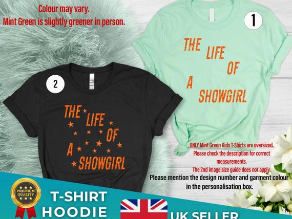 Showgirl T-shirt, sweatshirt, Hoodie, The life of a Showgirl Era Shirt, Show Girl Shirt, Fan Shirt, New Album, the design is not glitter