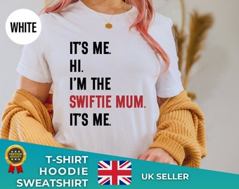 Retro It's me hi Swiftie mum Concert T-Shirt for Mum, Music Lovers Sweatshirt, Shirt for 2024 Concert, Gift For Mum Hoodie