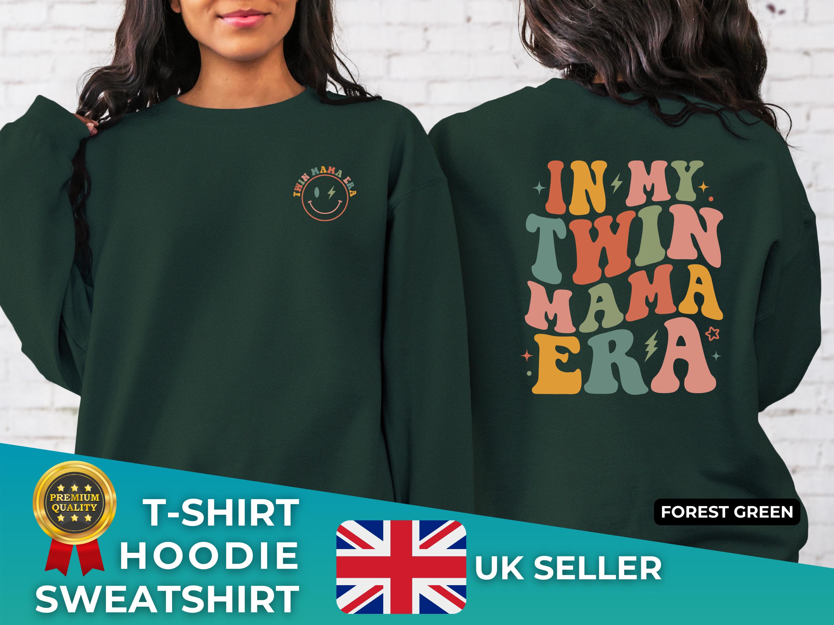 In My Twin Mama Era Sweatshirt,T-shirt,Hoodie,  Twin Mom Club, Twin Mum Tshirt, New Mama Gift, Gender Reveal,