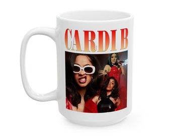 Cardi B Tribute Mug - Iconic Rapper