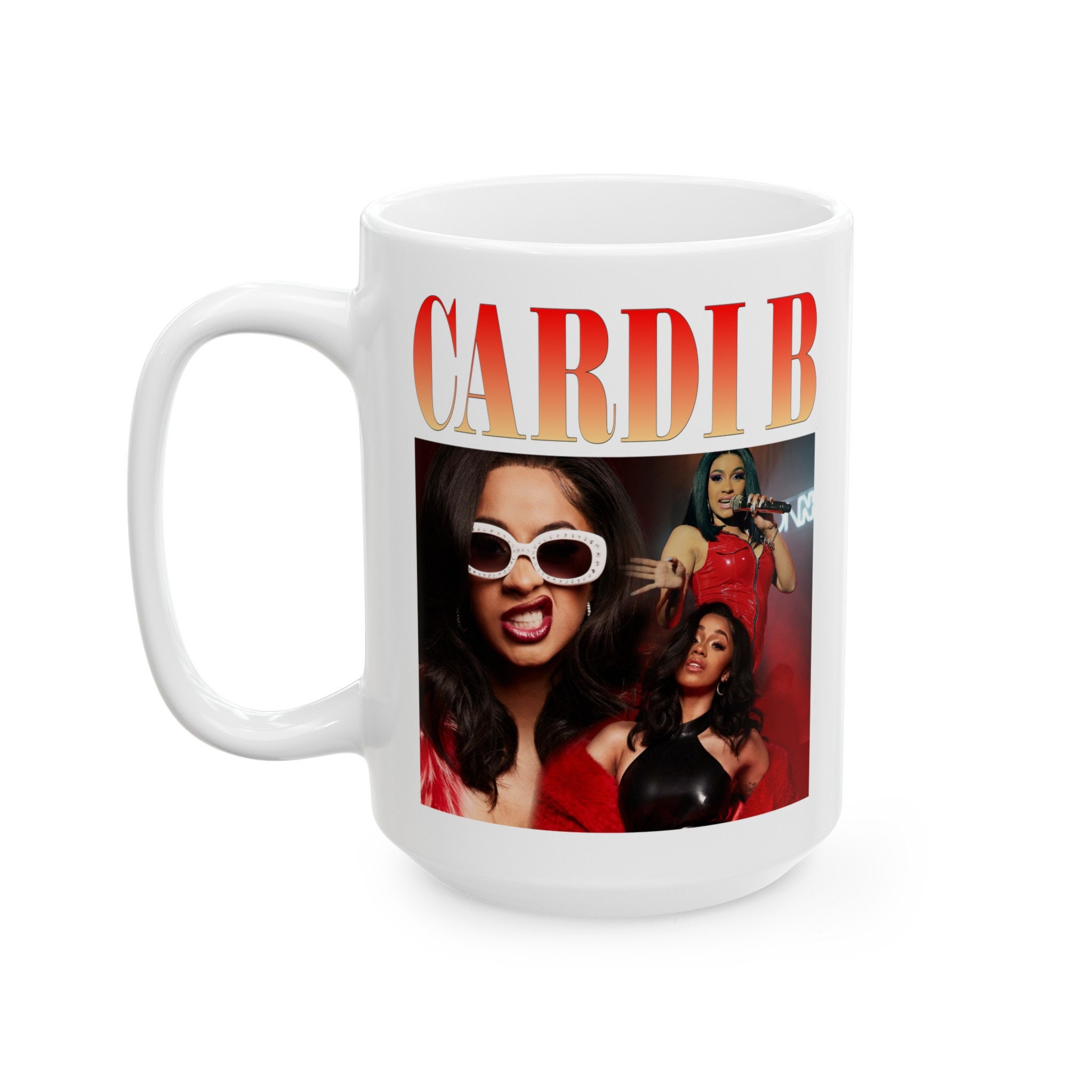 Discover Cardi B Tribute Mug - Iconic Rapper Kitchen & Dining Mug