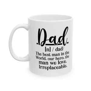 11oz Ceramic Coffee Mug - Dad - Perfect Father&#39;s Day Gift