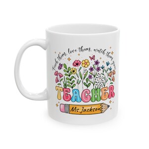 Customized Name Teacher Ceramic Mug