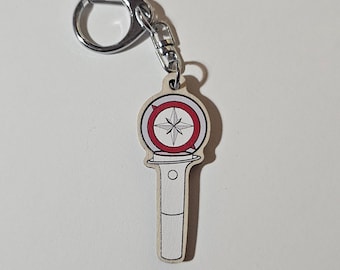 Stray Kids Wooden Keychain | Lightstick | KPop |