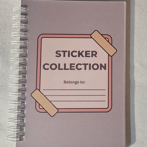 Libro de pegatinas reutilizables (A6)