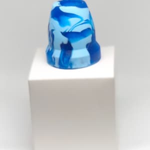 Attractive bright blue color, 1” Inch custom handmade, unique, best gift. Replacement Cane Tip  Walking, Hiking Stick Tip, and Staff Tip.