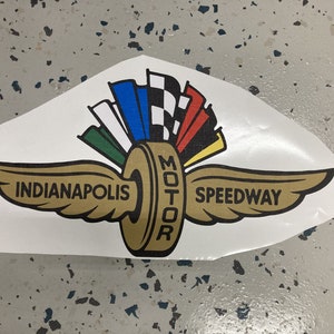 Indianapolis 500 Wings and Wheel Logo Decal