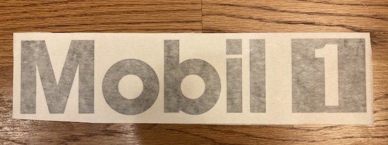 Mobile 1 Vinyl Racing Decal (pair) - Etsy