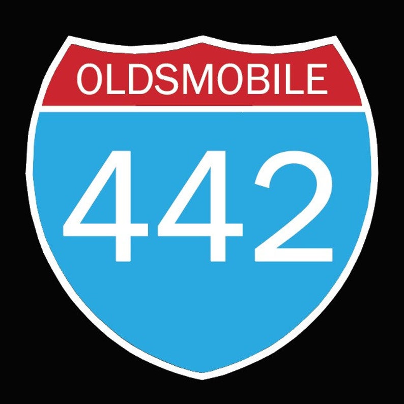 Oldsmobile Interstate 442 Vinyl Sticker 6