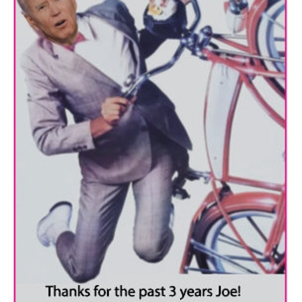 Joe Biden - Pee Wee Vinyl Sticker - Funny