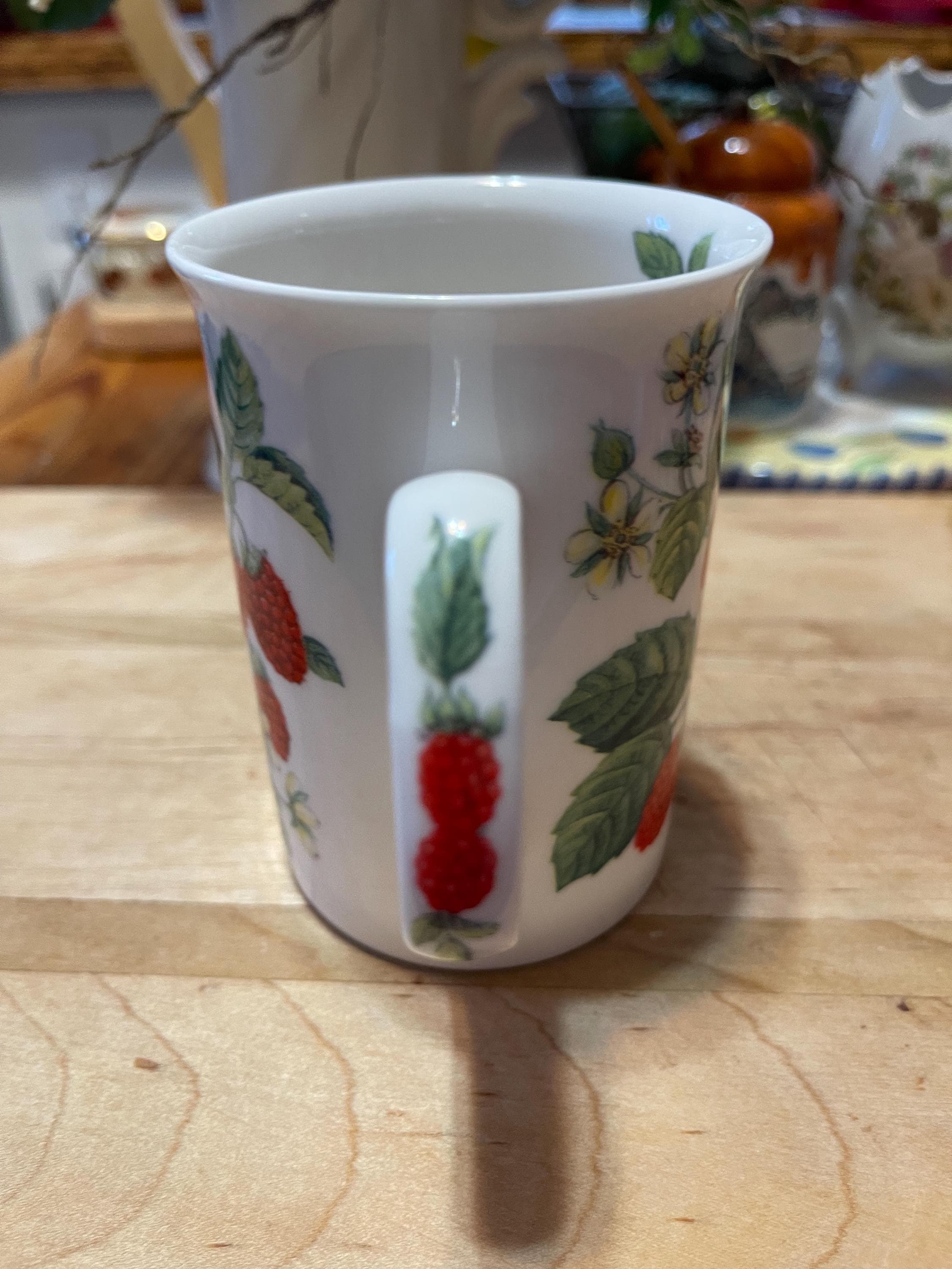 Vintage Roy Kirkham “fruit Garden Collection “fine Bone China Mug