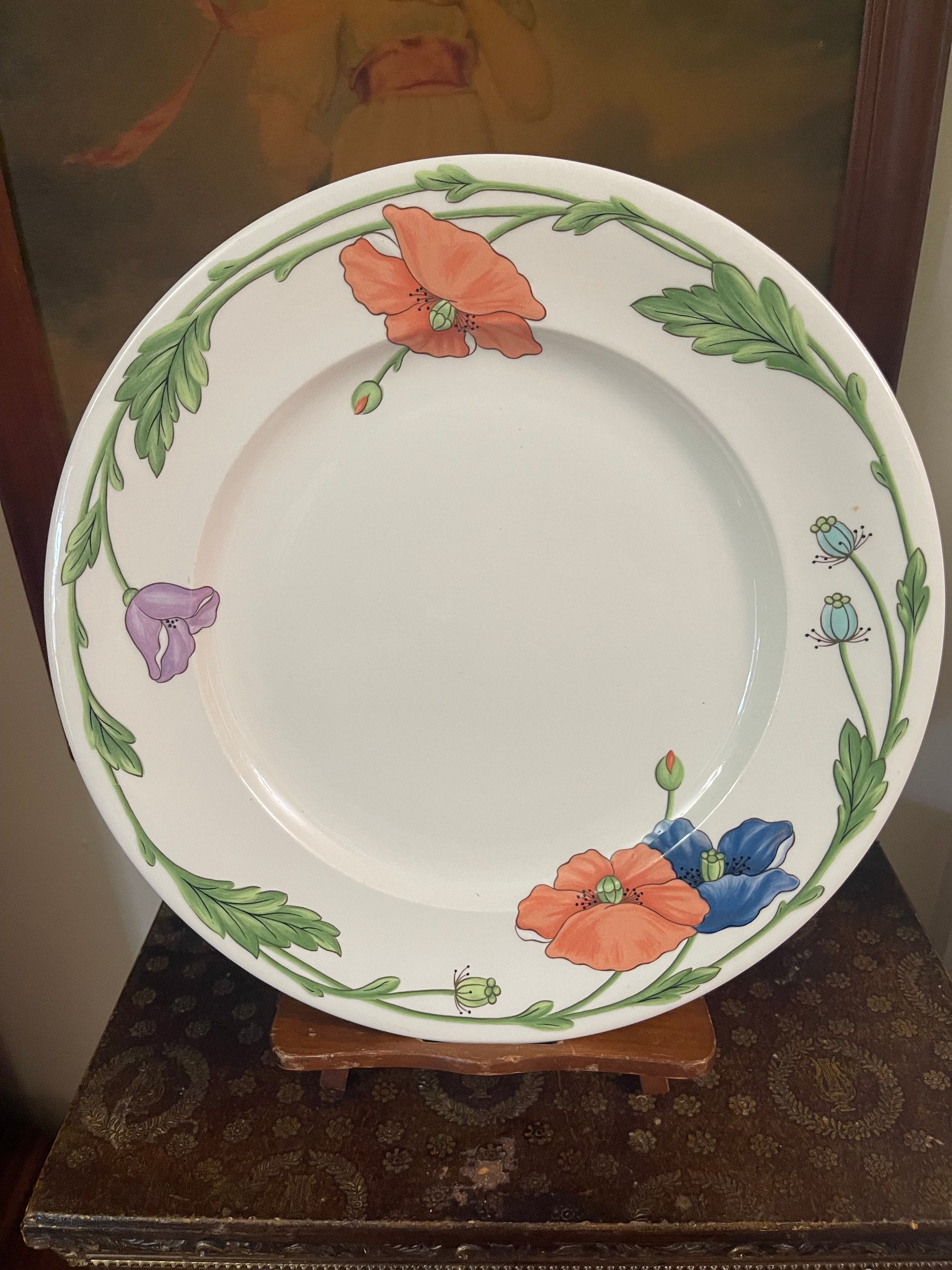 Vintage 1980 Villeroy & Boch Big 12 3/4”diameter Serving Plate