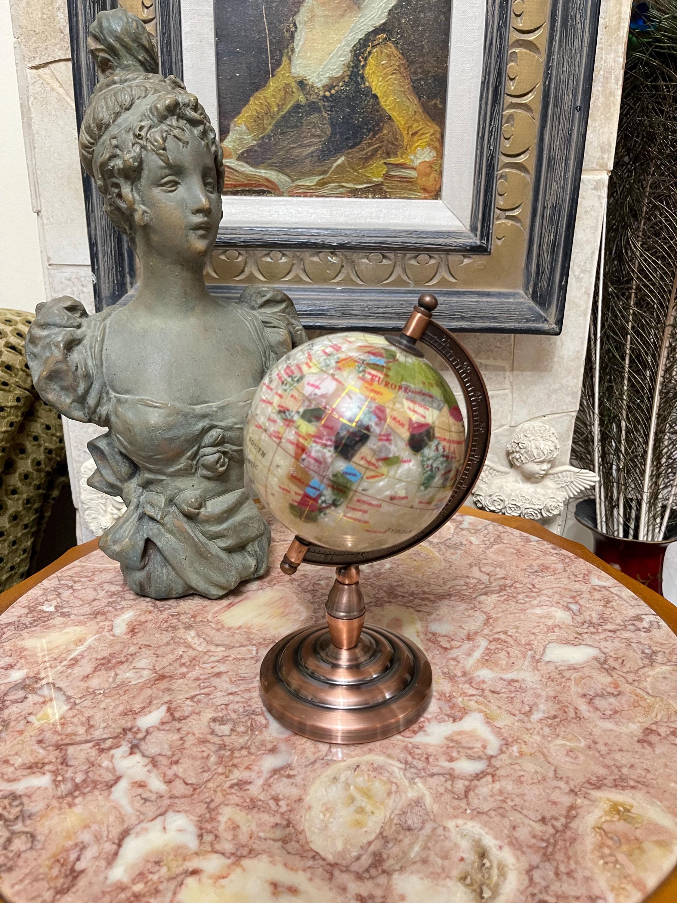 Vintage Gemstone Globe - Etsy