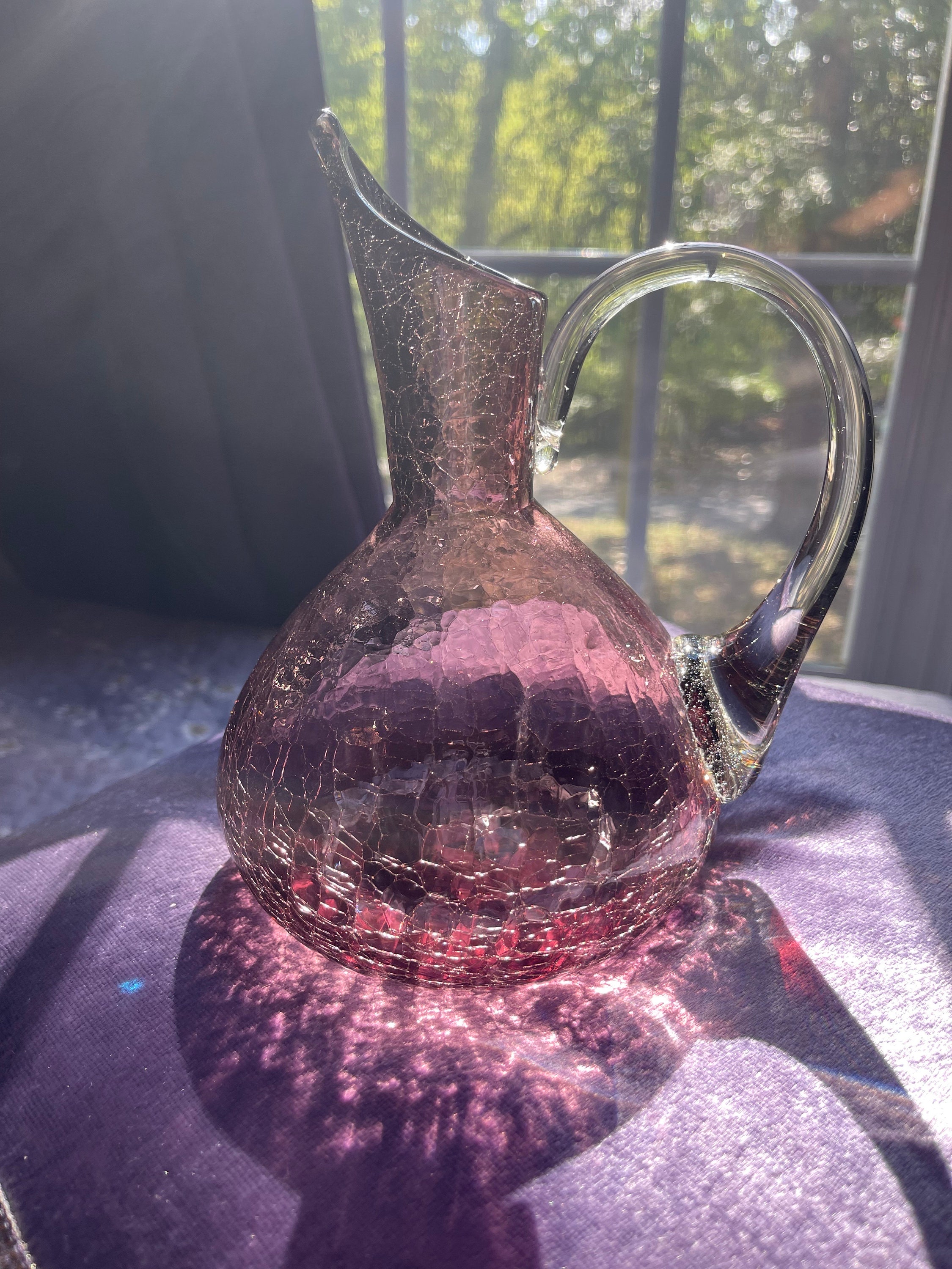 Steuben Glass Pitcher - Etsy