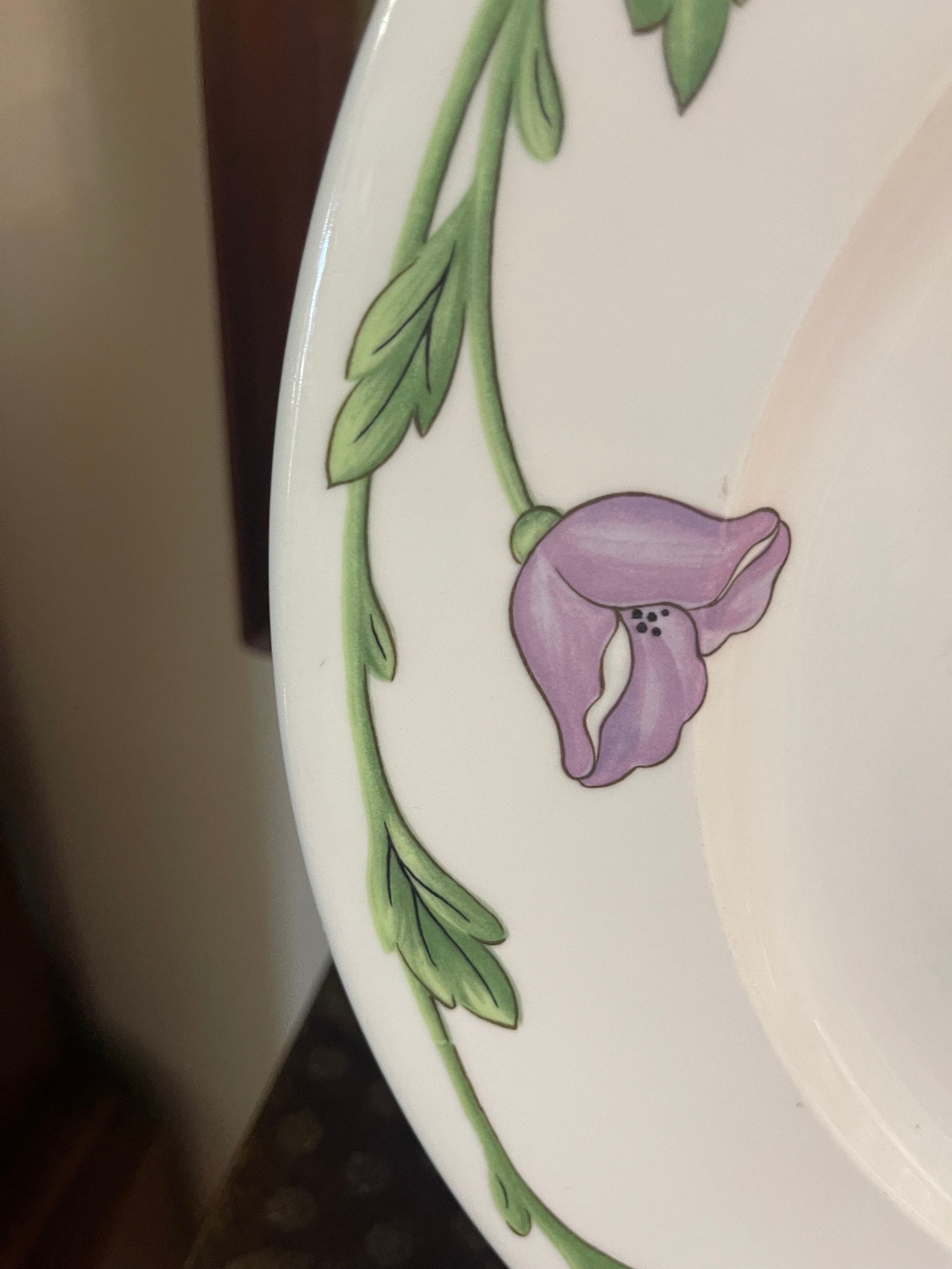 Vintage 1980 Villeroy & Boch Big 12 3/4”diameter Serving Plate