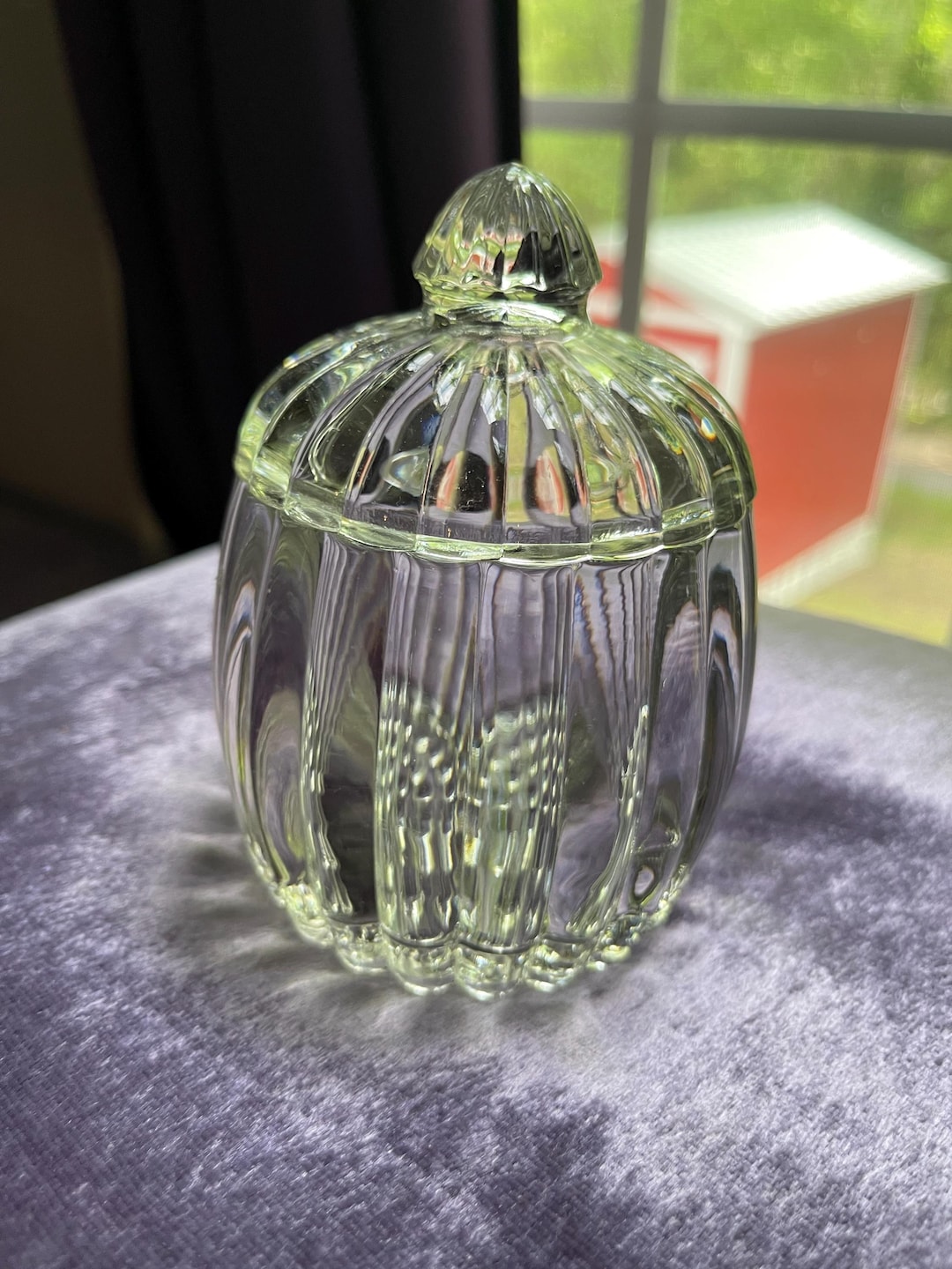 Clear Depression Glass Bowl