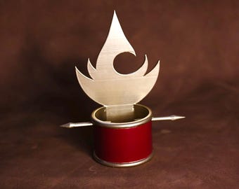 Fire Lord Royal Crown - Avatar Inspired Cosplay Crown Display Decor