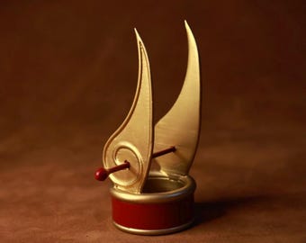 Fire Nation Royal Headpiece - Avatar Roku Inspired Cosplay Crown Display Decor