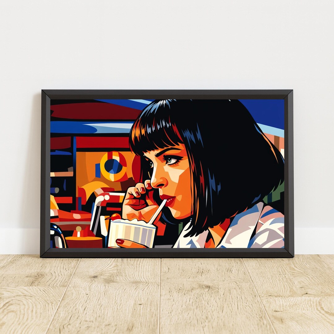 Pulp Fiction Poster, Pulp Fiction Print, Pulp Fiction Wall Art, Movie ...