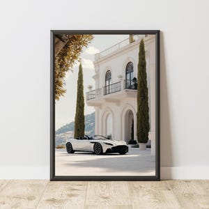 Aston Martin Poster, Aston Martin Print, Aston Martin Wall Art, Vintage Aston Martin, Luxury Car Wall Art, Sports Car Poster