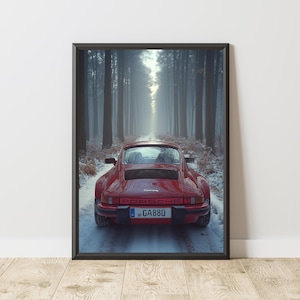 Vintage Car Poster, Vintage Car Print, Vintage Car Wall Art, Classic Car Wall Art, Old Car Poster, Iconic Car Poster, Vintage Sports Car