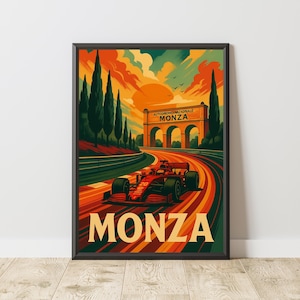 F1 ItalyGP Poster, F1 Rennstrecke Print, F1 Rennstrecke Print, Formel 1 Poster, Formel 1 Wandkunst, F1 Wandkunst, F1 Poster, F1 Druck