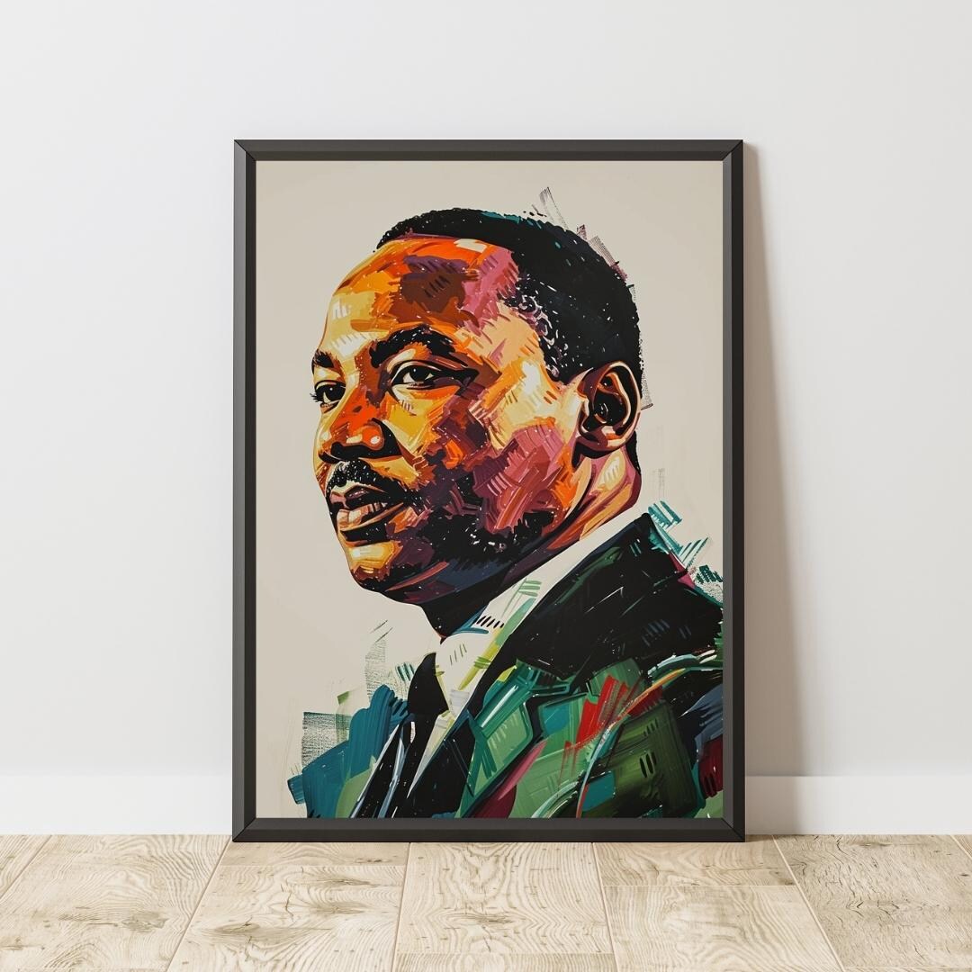 Martin Luther King Poster, Martin Luther King Print, Politics Poster