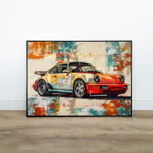 Vintage Car Poster, Vintage Car Print, Vintage Car Wall Art, Classic Car Wall Art, Old Car Poster, Iconic Car Poster, Vintage Sports Car