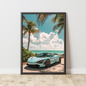 McLaren-poster, McLaren-print, McLaren-muurkunst, sportwagenposter, sportwagenprint, sportwagenkunst aan de muur, motorsportmuurkunst