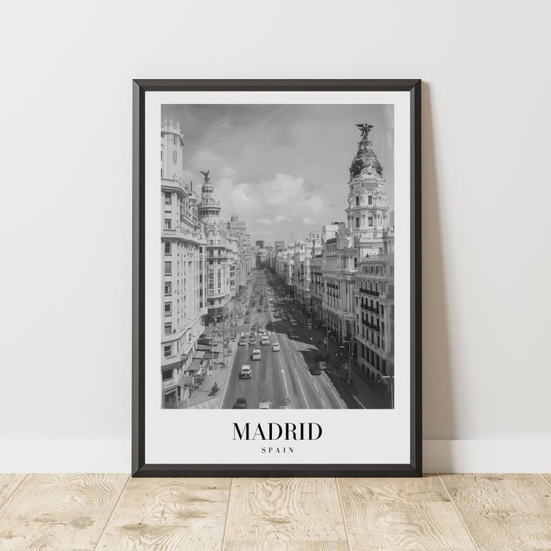 Madrid Poster Spain Wall Art Spain Print Spain Travel Poster madrid-poster-spain-wall-art-spain-print-spain-travel-poster