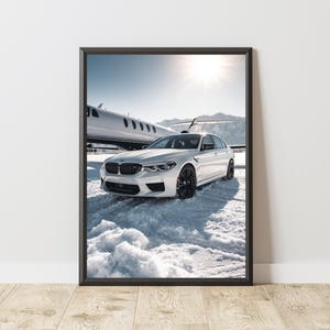 BMW M5 Poster, BMW Print, BMW Wall Art, Race Car Poster, Race Car Print, Motorsport Wall Art, Motorsport Poster, Motorsport Print