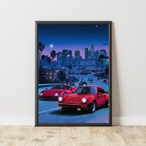 Vintage Car Poster, Vintage Car Print, Vintage Car Wall Art, Classic Car Wall Art, Old Car Poster, Iconic Car Poster, Vintage Sports Car