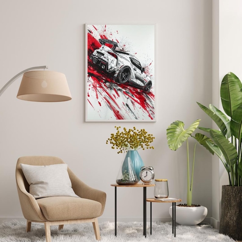 Toyota Supra Poster, Toyota Supra Print, Toyota Supra Wall Art,