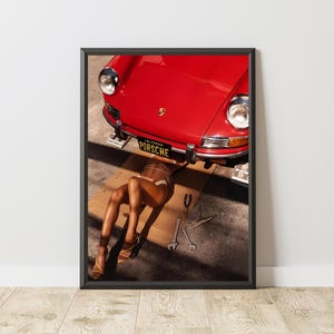 Vintage Car Poster, Vintage Car Print, Vintage Car Wall Art, Classic Car Wall Art, Old Car Poster, Iconic Car Poster, Vintage Sports Car