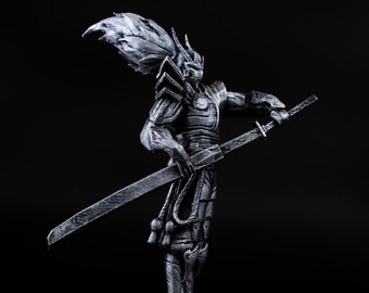 Yasuo Figure: League of Legends 3D Printed Metallic Acrylic Collectible