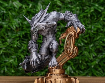 Arcane Warwick Figure: 3D Printed Metallic Acrylic Lol Collectible