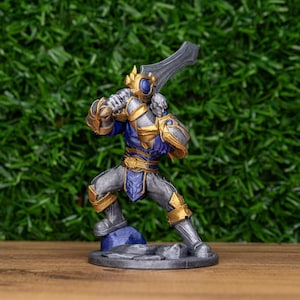 League of Legends - Garen - 3D Printed Figure - League of Legends Figurines - Lol Garen - painted with metallic acrylic paint