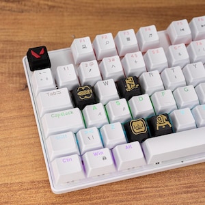 Valorant Keycaps - Agent Skills Keycaps - Cherry MX Switches - Astra - Breach - Brimstone - Chamber- Clove - Cypher - Deadlock- Fade