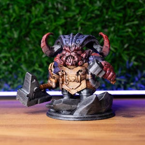 Ornn League Of Legends - League of Legends Figurines - painted with metallic acrylic paint