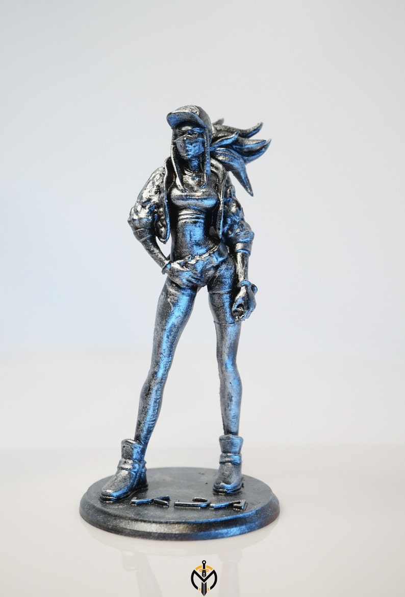 KDA Akali Metallic Color 3D Figure, League of Legends Figure - Etsy