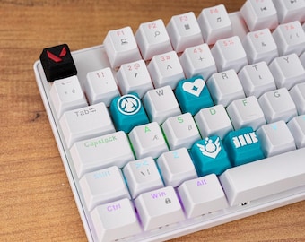 Valorant Agent Skills Keycaps: Cherry MX Switches, PBT Plastic