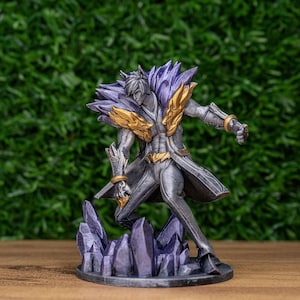 League of Legends Sett, League of Legends Figurines, Lol Sett Figure - painted with metallic acrylic paint